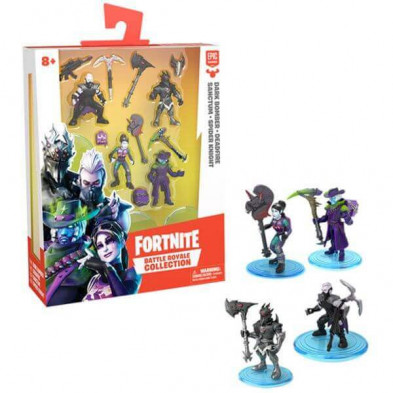 Imagen fortnite set 4 figuras 5cm con accesorios