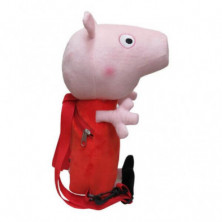 imagen 1 de mochila peluche peppa pig 3d  - peppa