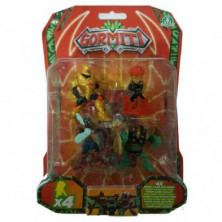 imagen 1 de gormiti 5cm señor keryon - riff - akilos - gredd