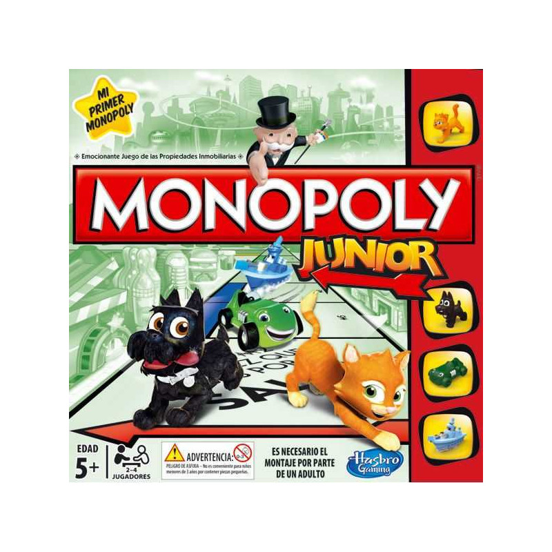 Imagen juego monopoly junior hasbro