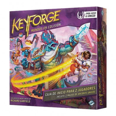 Imagen keyforge mundos en colision caja inicio 2 jug