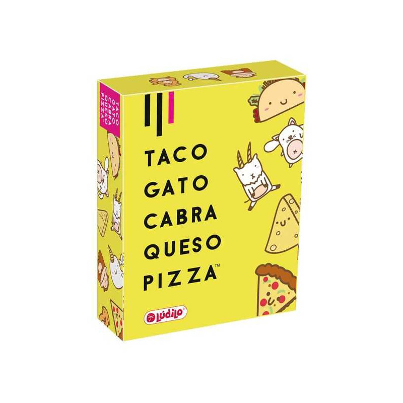 Imagen juego taco gato cabra queso pizza Imagen juego taco gato cabra queso pizza