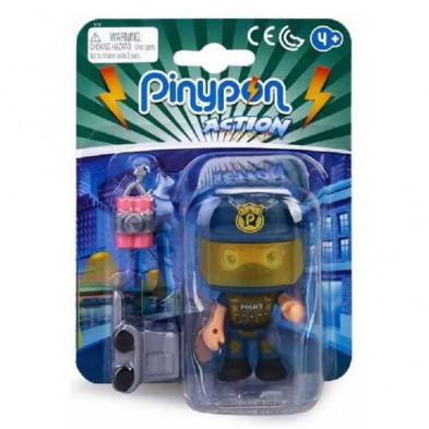 imagen 1 de pinypon figura acción policia squad eod