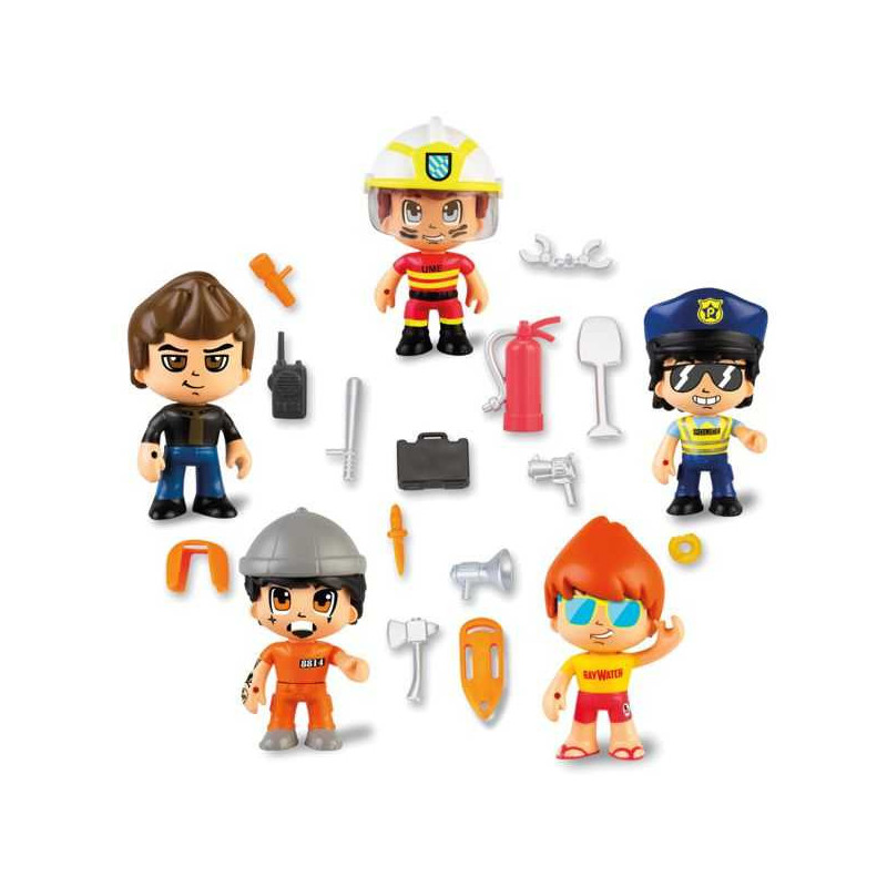 Imagen pinypon figura acción pack 5 figuras serie 2