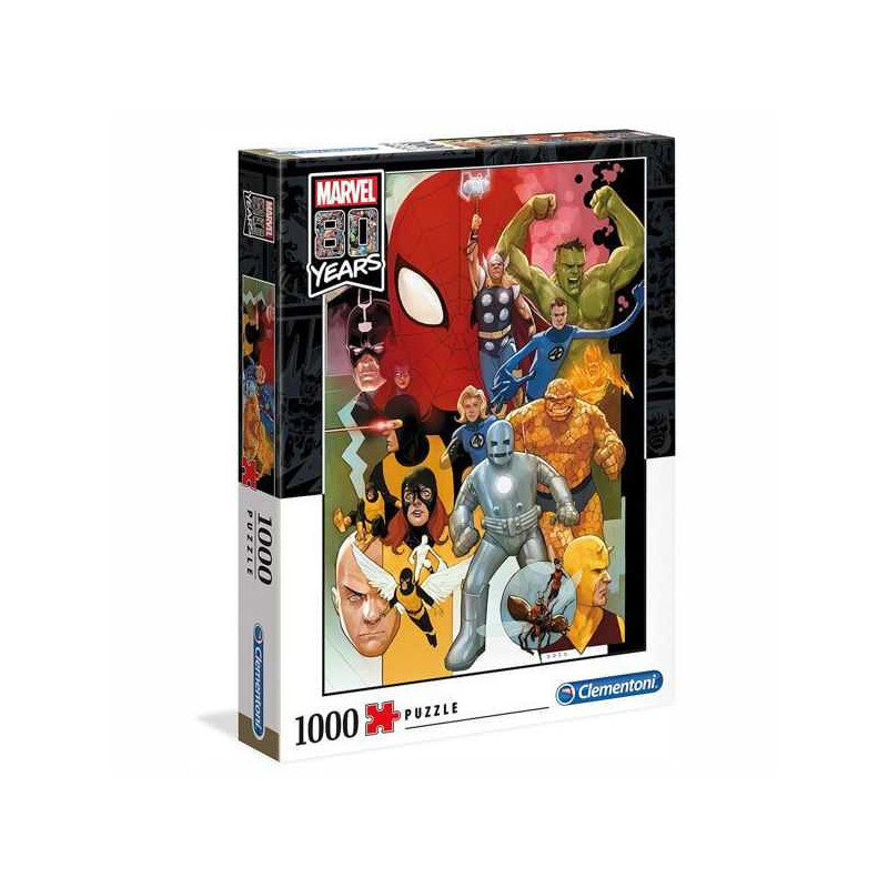 Imagen puzle marvel 80 años 1000 piezas Imagen puzle marvel 80 años 1000 piezas