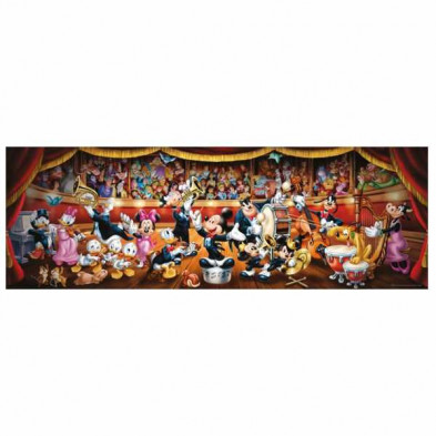 imagen 1 de puzle panorama disney orquesta 1000 piezas