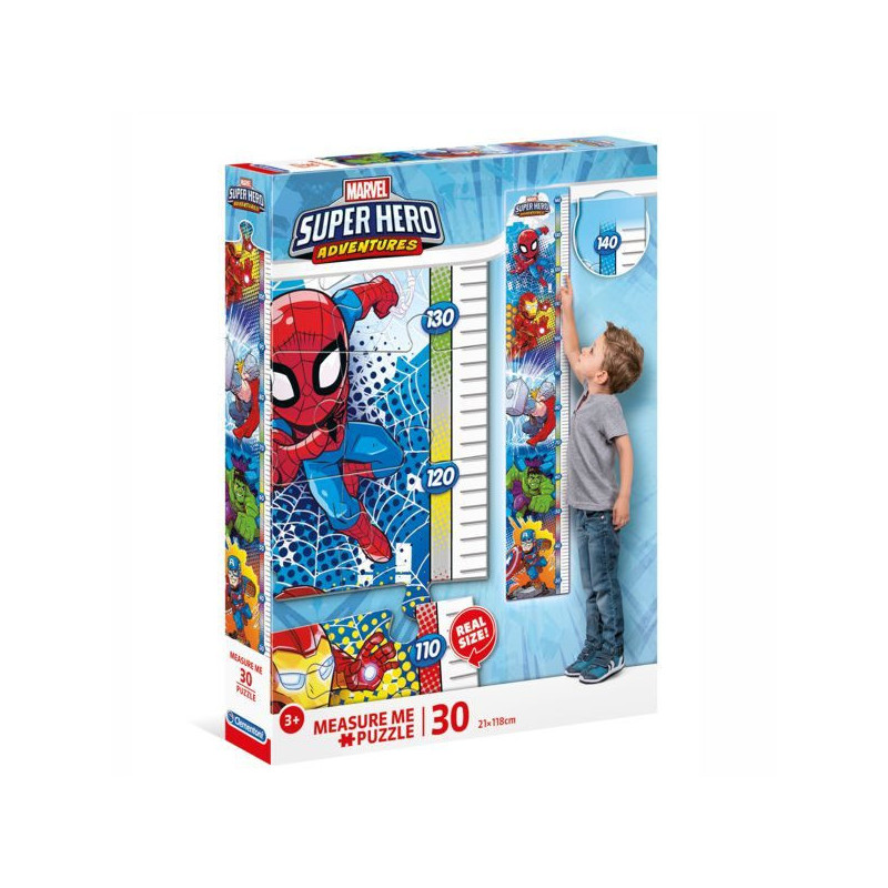 Imagen puzle superheroes maxi metro 30 piezas