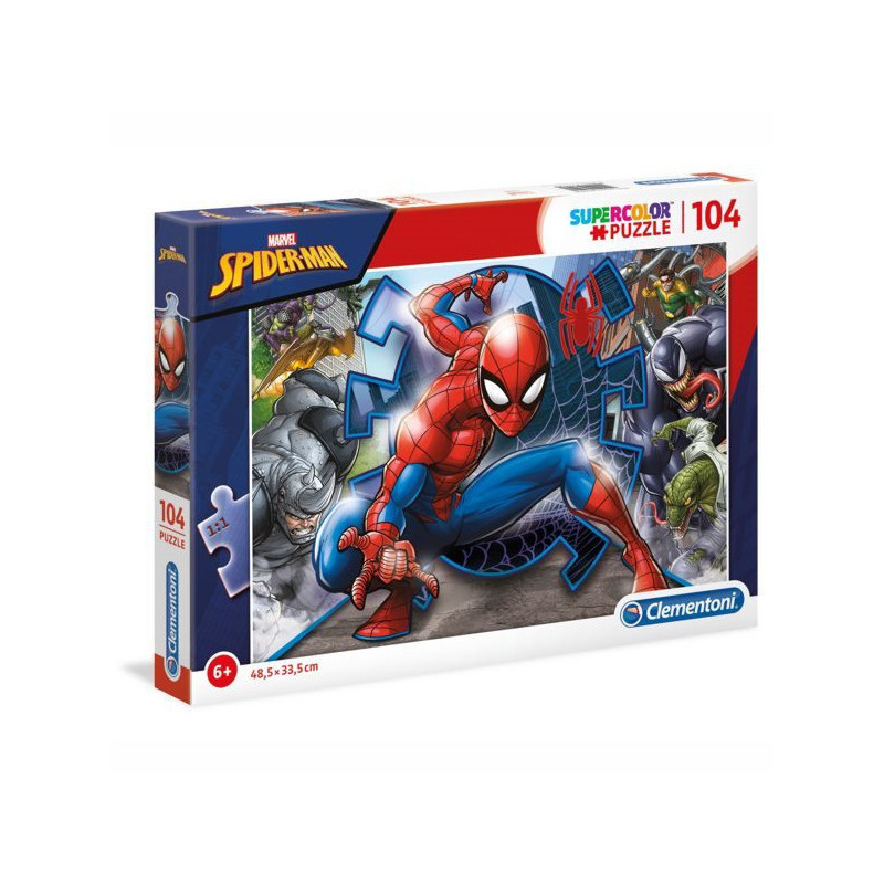 Imagen puzle spiderman 104 piezas