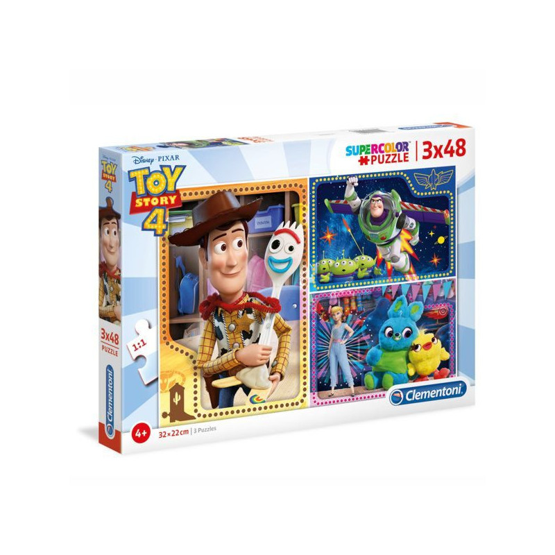 Imagen puzle toy story 4 3 x 48 piezas Imagen puzle toy story 4 3 x 48 piezas