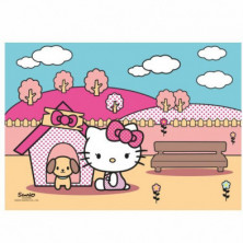 imagen 2 de puzle hello kitty 2 x 20 piezas