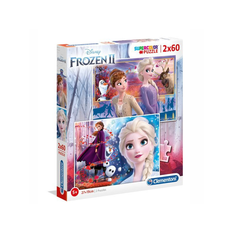 Imagen puzle frozen 2 - 2 x 60 piezas