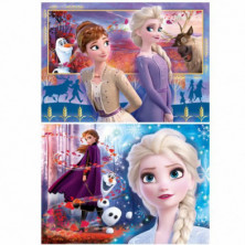 imagen 1 de puzle frozen 2 - 2 x 60 piezas