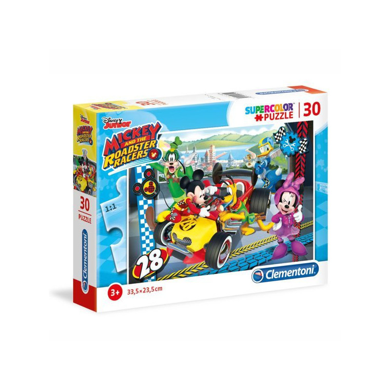 Imagen puzle mickey roadster racers 30 piezas