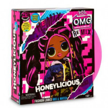 imagen 1 de lol surprise omg fashion dolls remix honeylicious