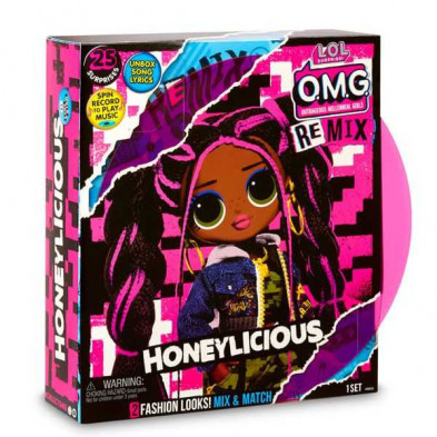 imagen 1 de lol surprise omg fashion dolls remix honeylicious