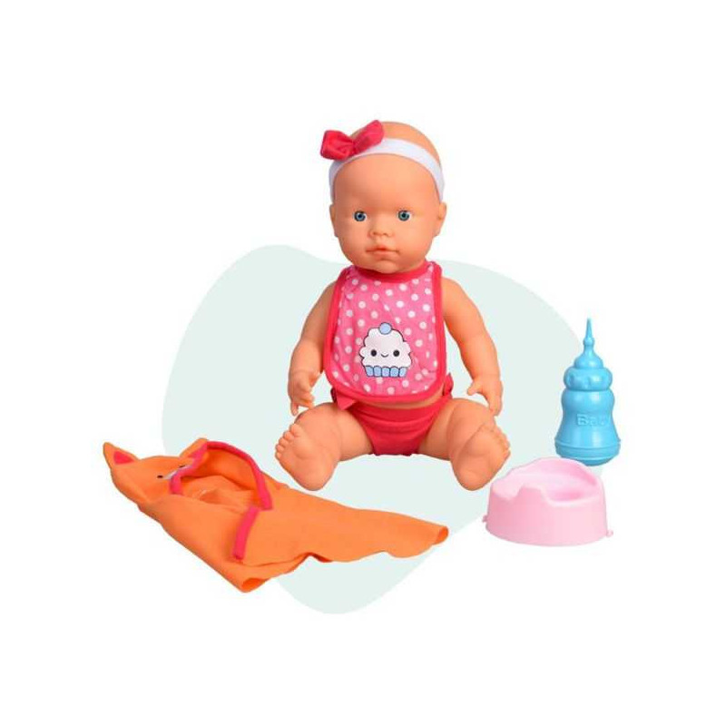 Imagen bebe curiosete con albornoz que hace pipi Imagen bebe curiosete con albornoz que hace pipi