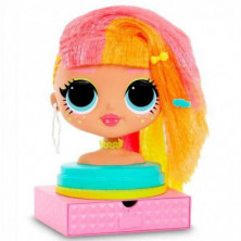 imagen 4 de muñeca lol surprise omg styling neonlicious busto