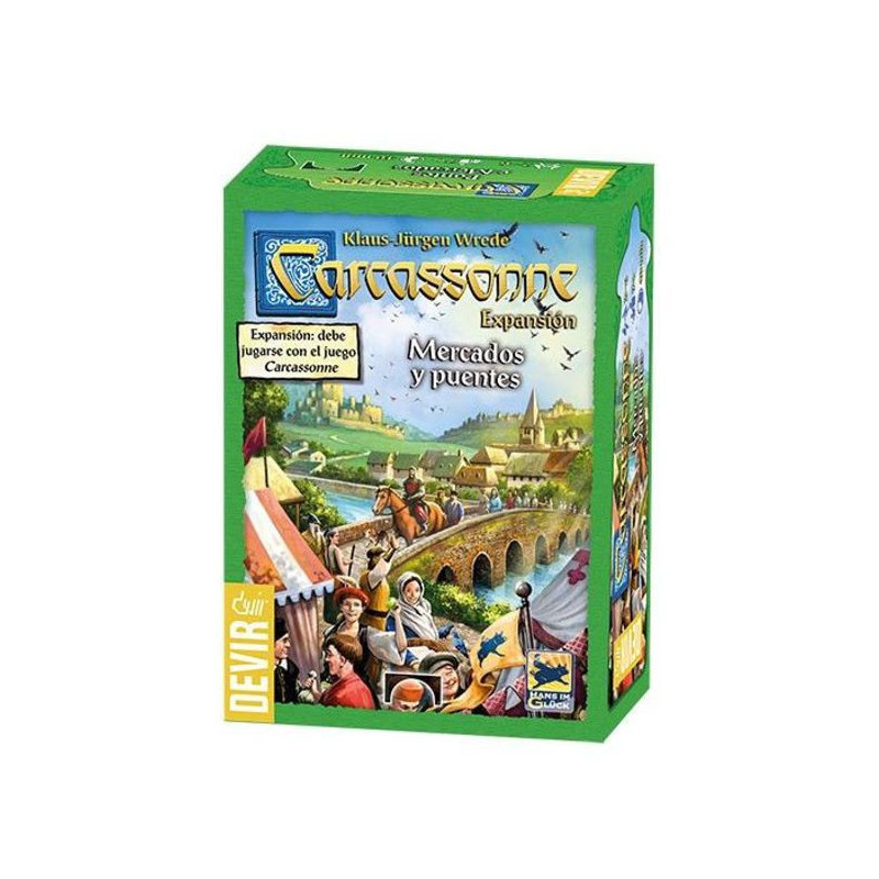 Imagen carcassonne: mercados y puentes