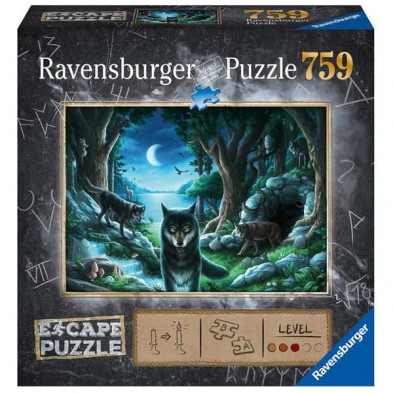 Imagen puzzle escape la manada de lobos ravensburger