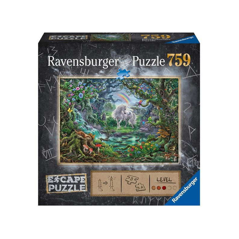 Imagen puzzle escape unicornio ravensburger