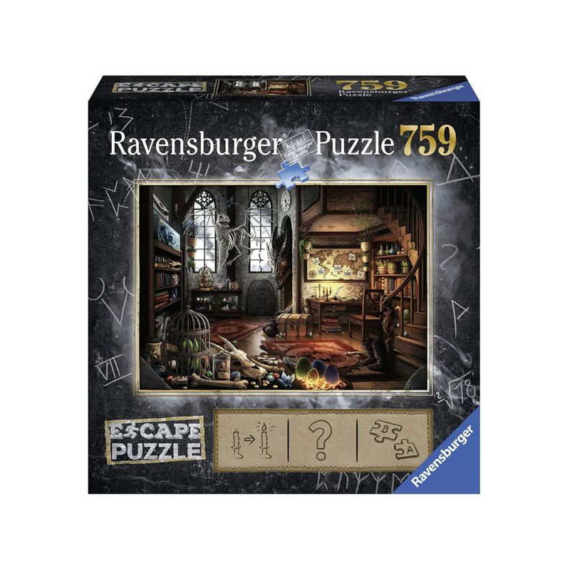 Imagen puzzle escape laboratorio dragon ravensburger