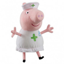 Imagen peluche peppa pig enfermera 27cm