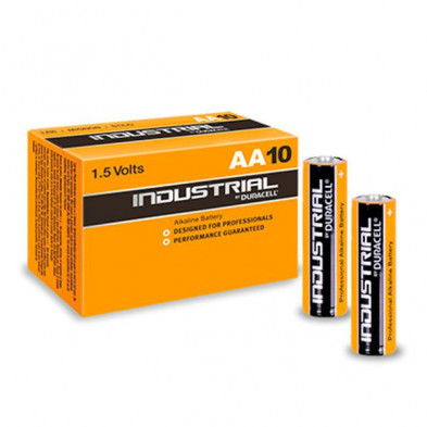 Imagen pila alkalina duracel industrial lr6 (aa) caja 10u