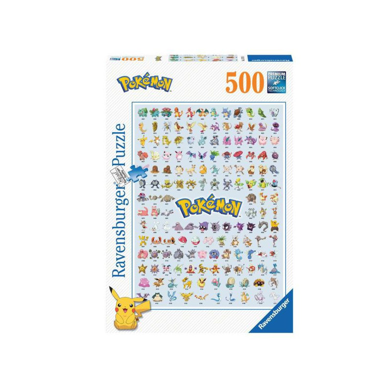 Imagen puzle pokémon 500 piezas