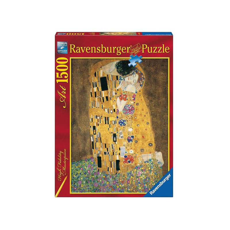 Imagen puzle gustav klimt el beso 1500 piezas