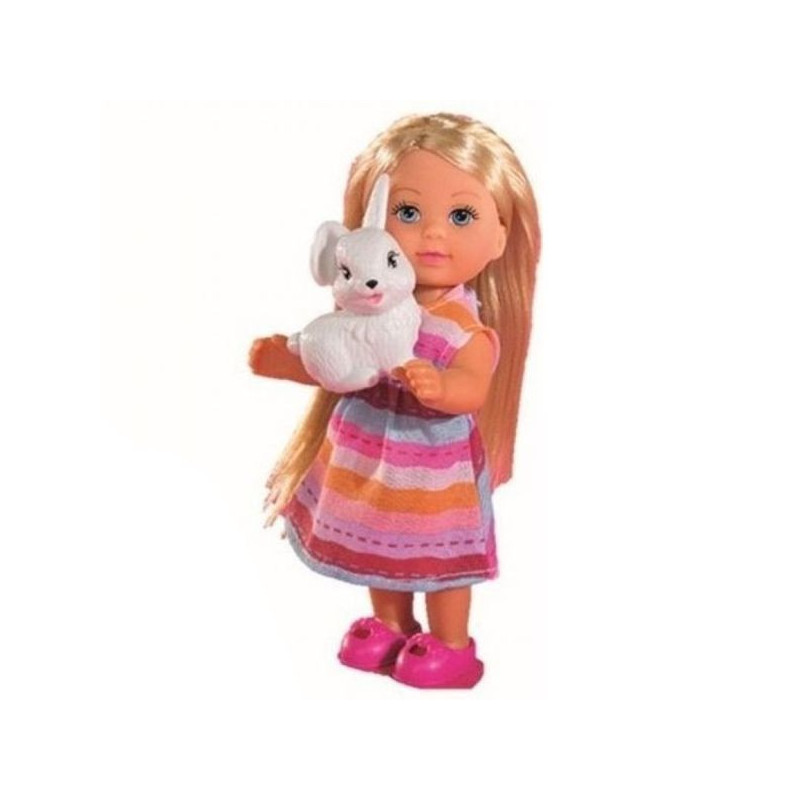 Imagen muñeca evi love animalitos con conejo Imagen muñeca evi love animalitos con conejo