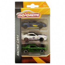 imagen 1 de set de 3 coches majorette racing 1/64