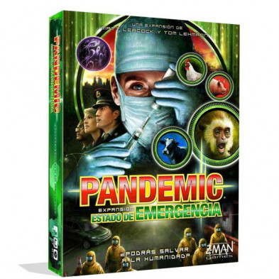 Imagen pandemic: estado de emergencia  juego de tablero