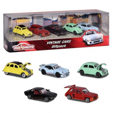 Imagen set de 5 coches majorette vintage 1/64