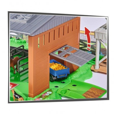 imagen 1 de granja creatix majorette con 5 vehículos
