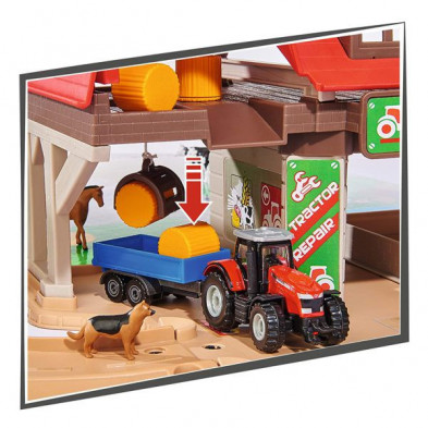 imagen 4 de granja creatix majorette con 5 vehículos