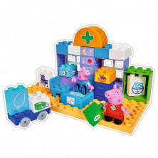 Imagen peppa pig maletín medico bloques construcción 32 p