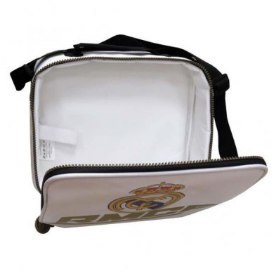imagen 2 de bolsa merienda real madrid isótermo 25x10x22cm