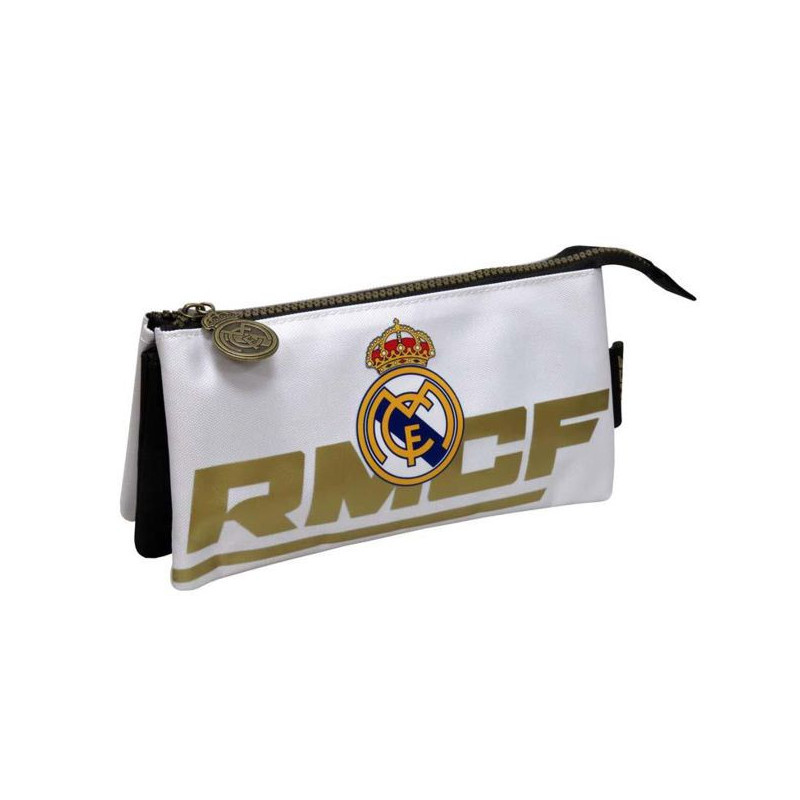 Imagen portatodo triple real madrid 22x4x11 cm