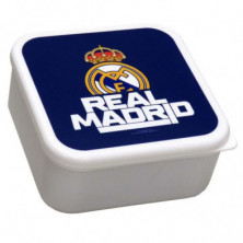 Imagen set 4 contenedores real madrid 13.5x13.5x7cm