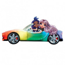 Imagen coche convertible rainbow high color