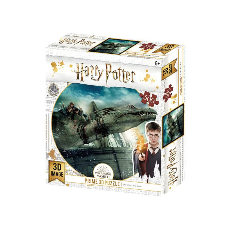 Imagen puzzle lenticular harry potter norbert 500 piezas