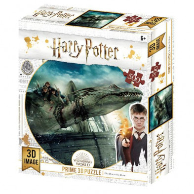 Imagen puzzle lenticular harry potter norbert 500 piezas