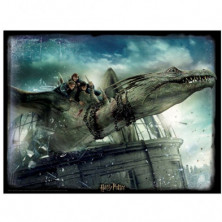 imagen 1 de puzzle lenticular harry potter norbert 500 piezas