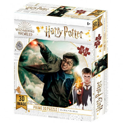 Imagen puzzle lenticular harry potter batalla 300 piezas