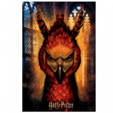 imagen 1 de puzzle lenticular harry potter fawkes 300 piezas