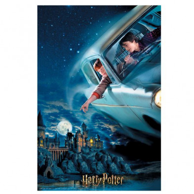 imagen 1 de puzzle lenticular harry y weasley en el ford 300pz