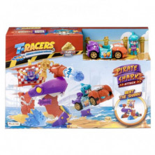 Imagen t-racers s playset pirate shark