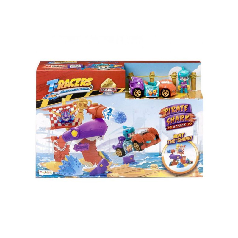 Imagen t-racers s playset pirate shark