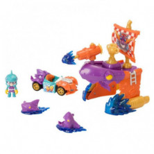 imagen 1 de t-racers s playset pirate shark