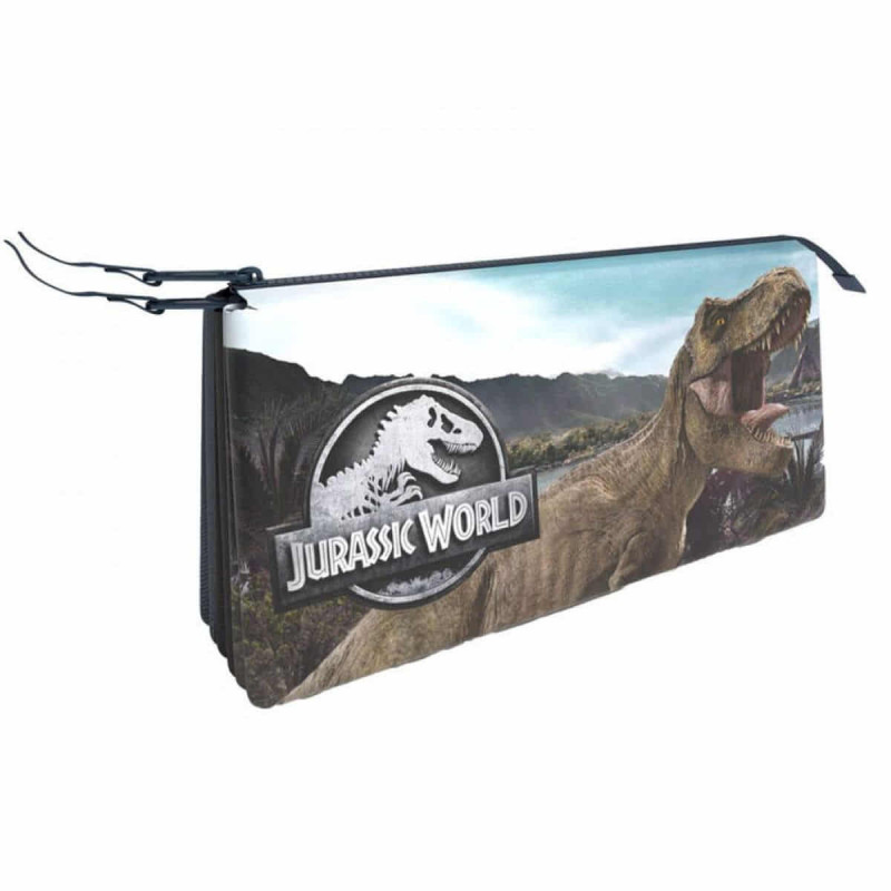 Imagen estuche portatodo triple jurassic world